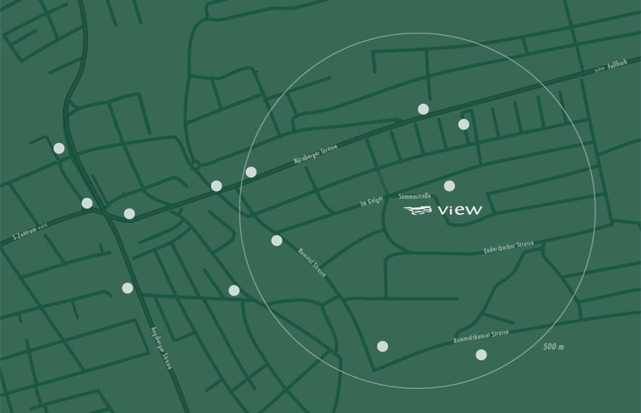 Lageplan Stadteil Geiger